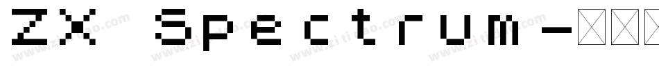 ZX Spectrum字体转换